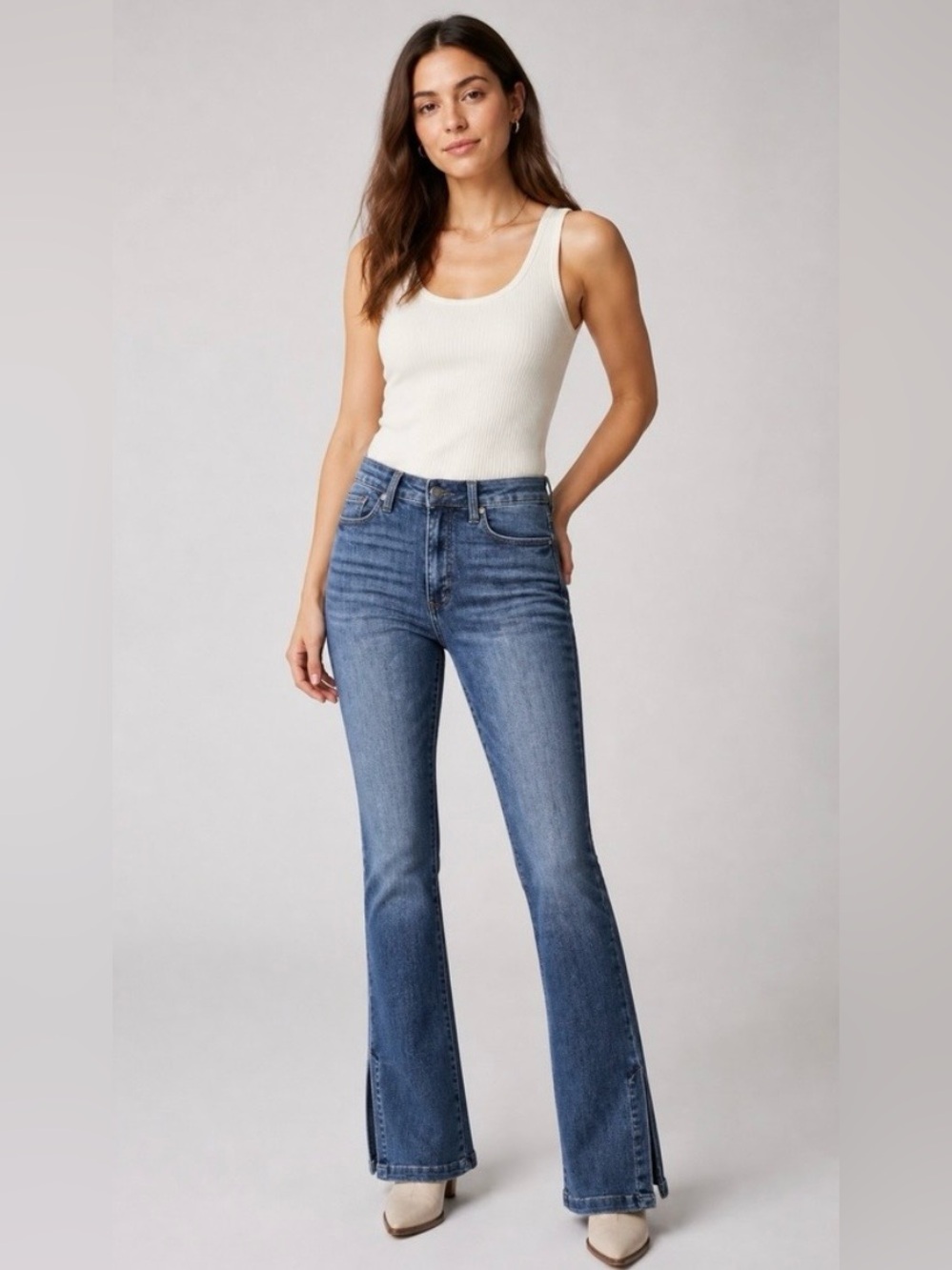 Judy Blue Women’s Slim Boot Tummy Control Blue Jeans Size 31